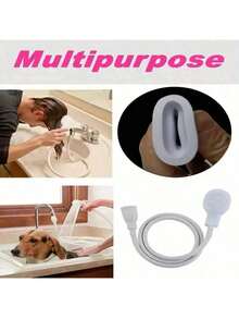 1pc Multi-Function Faucet Extender With Shower Head, 51.57 Inch Total Length, Easy-To-Use Hair Washing Adapter, Bathing Shower Head, Simple & Quick Pet Bathing Connector, Home Bathroom Decor, Back To School Season - Nhiều màu - Xem 10