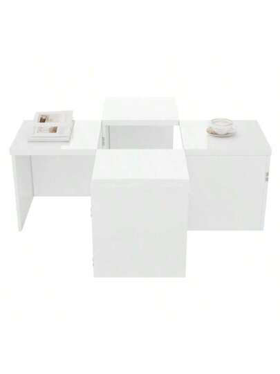 Coffee Table, DIY High Gloss Tafel Top, Free Combination view 4