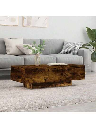 VidaXL Coffee Tafel 100x49.5x31 Cm Processed Wood Smoked Oak