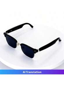 SENBONO Orignal 2025 New Smart Glasses With AI Translation Built-In Microphone And Speaker, High-Definition Voice Calling And Music Playing, Smart Audio Glasses, Suitable For Sports, Driving, Fishing, And Daily Home Wear, Preferred For Both Men And Women, Best Gift For Men Women