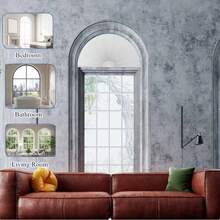 Arch - Persianas opacas para ventana de media crculo, sin taladro, panal de abeja, sin cordones, para oscurecer la habitacin, fcil de instalar, persianas con bloqueo de luz 1, blanco, 36x 18 - 61An x 30Al cm + Blanco - Ver 7