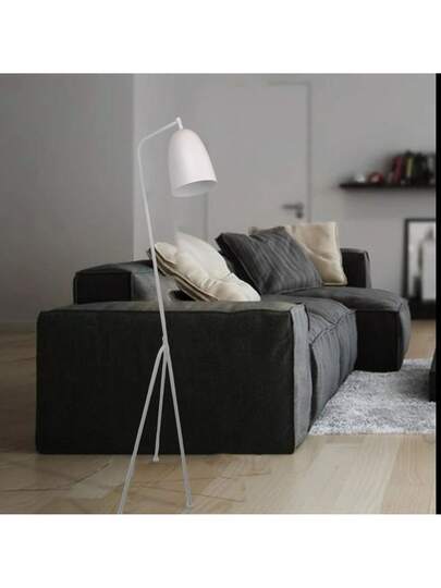 Alpinaluz Retro Industrial Vloer Lamp Metal Tall Three Legged Grasshopper Wit E27 view 5