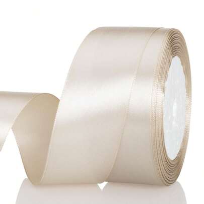 1 rulle satinband, pannband, sidenband, tygband, satinband, presentinslagningsband för tårtor, färgat sidenband, 25 meter långt, jul, halloween för handgjord rosett hantverk bröllop juldekoration gör-det-själv kort presentinslagning