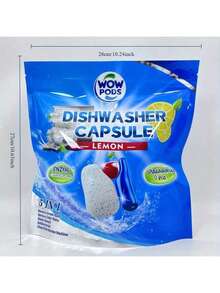 50pcs/30pcs High-End Dishwasher Pods - Triple-Action Formula, Compatible With All Dishwasher Models, Delivers 10x Cleaning Power Against Tough Grease And Stains - Dishwashing Beads - View 3