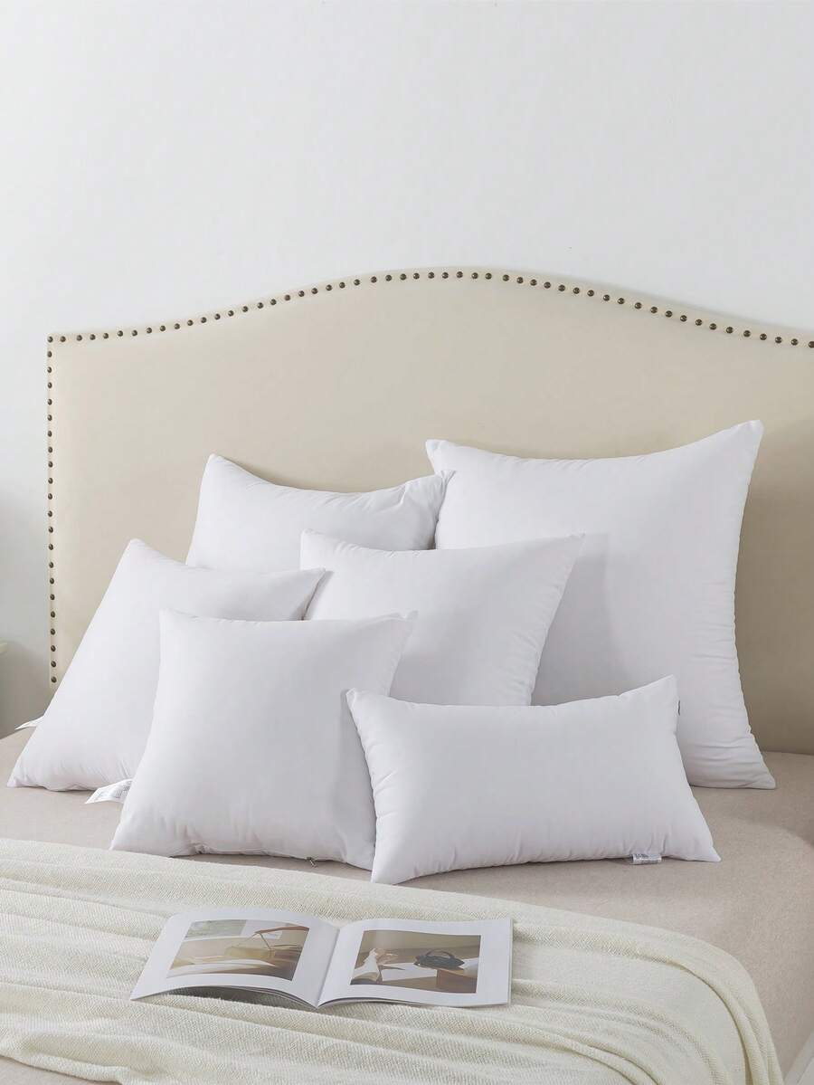 2pcs Square Thickened Brushed Throw Pillow Covers, High Elasticity, Machine Washable, Suitable For Home, Bedroom, Living Room, Office, All Seasons