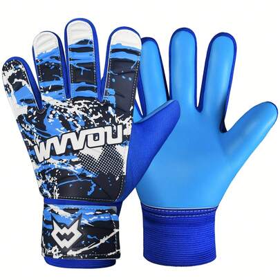 Colorful Goalkeeper Gloves Without Finger Protection, Strong Grip, Non-Slip Soccer Goalkeeper Gloves
