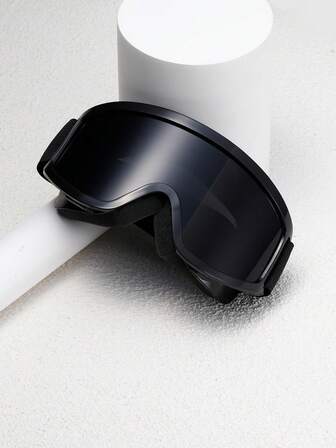 1 件泡沫垫大框滑雪镜，男女同款兄弟姐妹/情侣滑雪眼镜，多功能休闲滑冰单/双板男/女滑雪防护眼镜