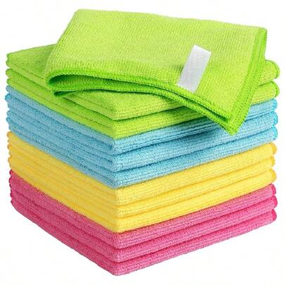 1Pc Microfiber Cloth, Multi-Functional Cleaning Rag, Strong Water Absorption, No Fluff, Microfiber Cleaning Cloth