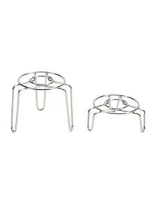 Compact Stainless Steel Steaming Rack - Heavy-Duty Portable Steamer For Boiling, Simmering, Or Heating Small Portions - Camping, Office, Home Kitchen - Space-Saving Steamer Basket With Even Heat Distribution - Multicolor - View 10