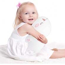 ¡RecomendadoPeluches para Gatos,Peluches para Gatos Sushi,Cojines De Peluche para Gatos,Peluche Blando,Juguete De Felpa Suave para Niños Y Niñas(Gato blanco-40CM)¡Top de Temporada - Dinosaurio rosa-60CM - Ver 6