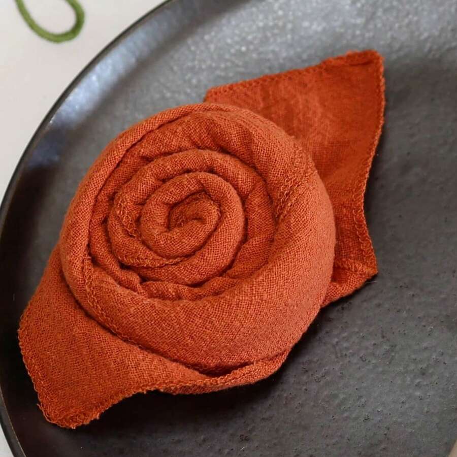 4/24 Pieces Set Of Viscose Napkins Cloth Overlock 32*32cm/12.6*12.6inch Business Lunches Or Dinners Family Gatherings Parties Casual Home Use Bachelorette Surprise Birthday Work And Professional Pastry Display Table New Year's Eve ​​Award Ceremonies​​