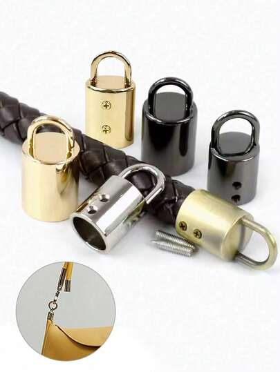 Akcesoria do biżuterii DIY, metalowe akcesoria do bagażu, dzwonek do torebki, 3 kolory dostępne, nadaje się do noszenia na smyczy, plecaka, torby - wielofunkcyjna klamra, nadaje się do toreb, kurtek, kurtek puchowych, swetrów, spodni i czapek, solidne i trwałe, niezbędne w domu