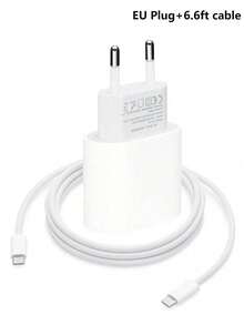 EU Plug Charger, Fast Charger PD 20W Multifunctional Protection Wall Charger 60W 3.3ft/6.6ft Nylon USB C Type-C Charging Cable Compatible With Apple 16Promax/16pro/16/15plus//15pro/15 And TYPE-C Device Suitable For Travel, Office, Dorm, And Home Adapter Nan Fast Charging - EU C Type Plug(220-240V) - View 15