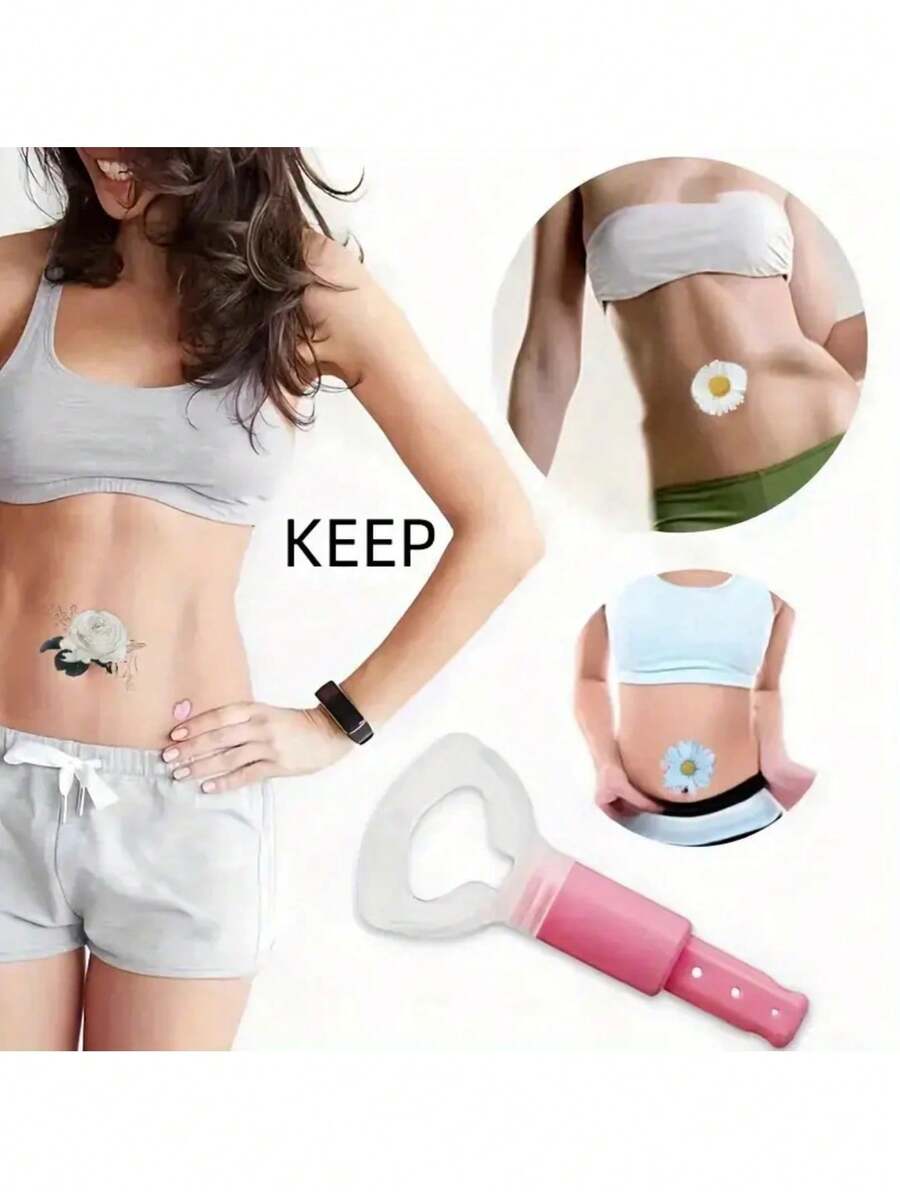 1 Peça Treinador de Respiração Rosa, Adequado para Adultos - Potencializador de Capacidade Pulmonar, Ferramenta de Exercício Abdominal, Feito de Material PP, Sem Bateria Necessária, Com Marcações de Medição Dupla, Para Modelagem e Levantamento Facial, Equipamento de Exercício Respiratório