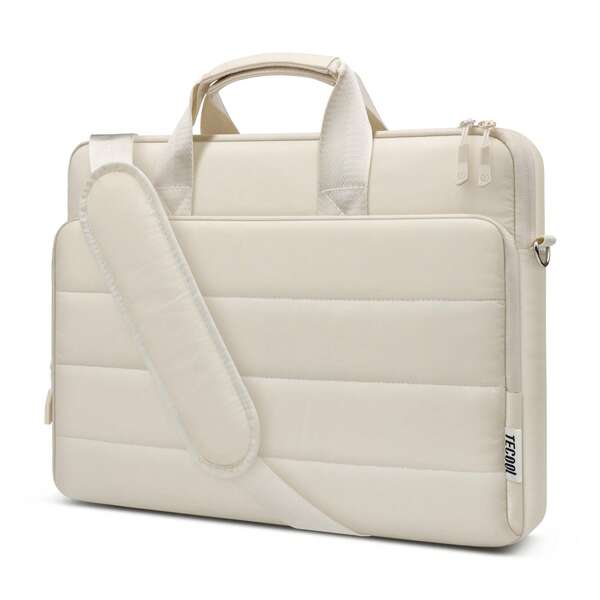 TECOOL Borsa per laptop da 14-15,6 pollici, morbida, borsa a tracolla, custodia per computer resistente all'acqua, compatibile con laptop da 15,3" Air, 15,4" 16" Pro, 14-15,6" ASUS HP e altri marchi di laptop, adatta per le donne
