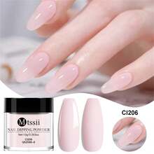 Mtssii 36色10克裸粉色美甲浸粉闪亮渐变丙烯酸粉美甲闪粉自然干无需照灯固化浸粉美甲铬粉美甲装饰 - 彩色 - 查看 18