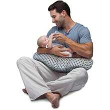 Boppy - Funda de almohada de lactancia, Spice Woodland, mezcla de algodón, se adapta al soporte original para lactancia, alimentación con biberón y unión, solo funda, se vende por separado(Geo Circles) - Tipo 3 - Ver 5