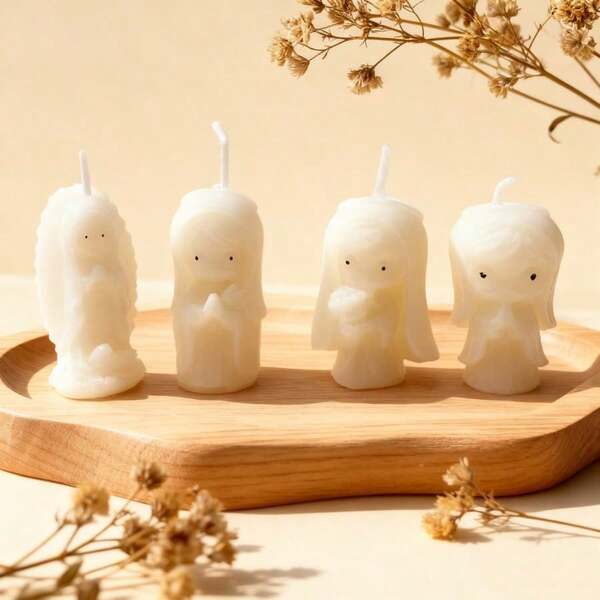 Vier verschiedene Stile von Mädchen, die mit gefalteten Händen beten, Aromatherapie-Kerzen, Hochzeitsandenken, beste Party-Essentials Kerzen Geschenkbox, Hochzeitsgäste, Wohnzimmer Dekoration, Ornamente, Haus Dekoration, Ornamente, Heim Ornamente, Heim Geburtstagsdekoration, Schlafzimmer Dekoration, Haus Dekoration, Geburtstagsgeschenk, Zimmer Dekoration