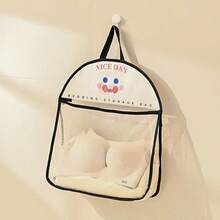 1 Piece Hanging Mesh Storage Bag, Polyester Breathable Washable Laundry Storage Bag, Wall Mounted Underwear And Sock Classification Bag Laundry Bag For Sundries Underwear Bra Clothes Lingerie Panties Pants Jeans Socks T-Shirt Dress Shoes, Foldable 6/7/11 Grids, Packing Essentials, Cover For Clothes Storage Drawer