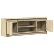 vidaXL TV-Schrank Mit LED-Beleuchtung Sonoma-Eiche 139,5x34x50 Cm