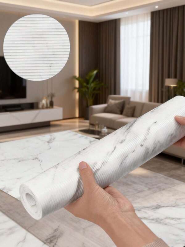 1 rolka, duża, marmurowa, nieprzylepna wyściółka na półkę, wodoodporna, olejoodporna, odporna na pleśń, antypoślizgowa, odpowiednia do biurek, półek, szuflad, szafek