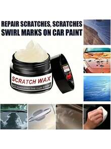 KineShineX Car Scratch Repair Paste, Car Paint Surface Repair Wax, Repairs And Covers Scratches And Stains On Motorcycles, Electric Vehicles And Various Vehicle Bodies. Use Decorative Polishing Wax To Cover Exterior Scratches On Your Car, Making Your Beloved Vehicle Look Brand New. An Essential Tool For Car Dealers And Car Maintenance, Also An Ideal Choice For Holiday Gifts And Car Accessories. - Multicolor - View 5