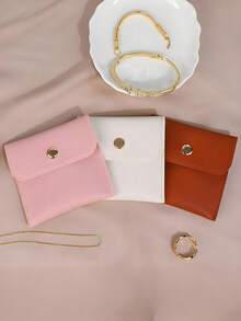 20/1 قطعة محفظة مجوهرات مقلدة من جلد اصطناعي بإغلاق بزر، حقيبة تخزين أنيقة للمجوهرات - أكياس هدايا فاخرة للأقراط والعقود والأساور والخواتم - مثالية للتخزين والتعبئة، كيس مربع من القماش المخملي مع إغلاق بزر، أكياس مجوهرات مخملية، أكياس هدايا قماشية، حقيبة تعبئة المجوهرات والسوار والعقود والحلوى، هدية مثالية لعيد الحب للنساء، منظم التخزين للسفر والدراسة والمنزل، توزيعات مميزة لعيد الأضحى واليوم الوطني السعودي، خيارات رائعة للعودة إلى المدرسة، هدايا مخصصة للمناسبات الخاصة، تصميم عصري يناسب جميع الأذواق. - متعدد الألوان - مشاهدة 6