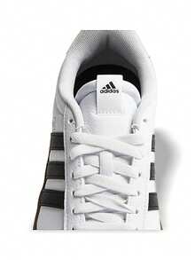 Adidas 阿迪达斯 VL Court 3.0 女款运动鞋休闲轻便透气柔软厚底标志百搭日常街头白灰色 ID8797 - 白色 - 查看 7