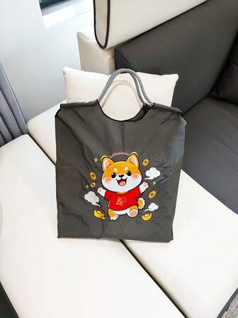 Popular Cross-Border Japanese Style Women's Handbag, Embroidered Tote Bag, Niche Design Versatile Commuter Large Capacity Casual Shoulder Bag For Women