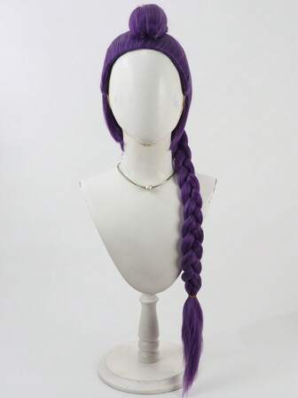 Rumi 角色扮演假发 36 英寸可拆卸中号假发合成假发化学纤维假发适合圣诞节感恩节万圣节生日礼物服装派对冬季儿童中性 1 件假发帽