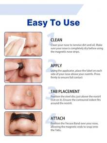 10片/包扩张贴 - 增强气流，略微改善睡眠，超薄防汗贴，无需电源或电池，包含4种尺寸的贴片、1个收纳盒和30条磁性贴片，是送给家人、朋友和爱人的完美礼物，也是理想的圣诞礼物。