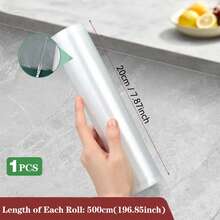 1 rulle premium vakuumförslutningspåsar, olika storlekar tillgängliga, sous-vide, återanvändbara och för att hålla maten färsk längre, för kött, spannmål och mer, kompatibel med de flesta förslutningsmaskiner, köksnyttiga produkter - Vitt - Visa 16