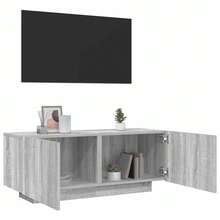 vidaXL Mobile TV in legno grigio Sonoma, dimensioni 100x35x40 cm - Grigio - Visualizzare 1