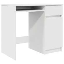 vidaXL Schreibtisch Weiß 86x49x76 Cm Holzwerkstoff - Bianco - Visualizzare 2