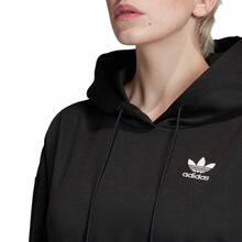 Adidas Originals Sweatshirt Sports Casual Pullover Hooded Sweatshirt CG Unisex FT9887 Black - Black - View 7
