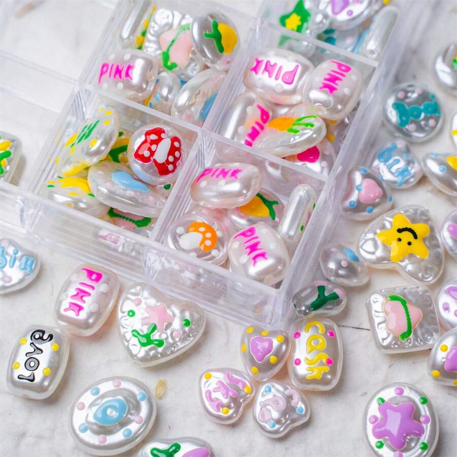 10pcs/20pcs Assorted Multi-Color Acrylic Drip Oil Straight Hole Beads, Suitable For DIY Bracelets, Necklaces, Earrings, Phone Chains, Bag Charms, Jewelry Making, Beading Supplies