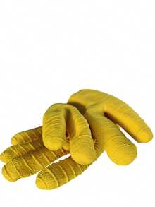 Guantes resistentes para manipular vidrio, cerámica, metal y otros materiales cortantes. Fabricados con materiales duraderos que permiten un buen agarre y flexibilidad, reduciendo el riesgo de cortes durante el trabajo. Ideales para talleres, construcción y tareas de bricolaje que requieren precisión. Cómodos, ajustables y reutilizables, protegen las manos en cada uso, ofreciendo confianza y eficiencia al trabajar con objetos filosos o delicados. - Amarillo - Ver 2