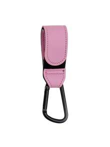 2 Stücke universelle Kinderwagen Haken, Kinderwagen Aufhängevorrichtung aus hochbelastbarem PU-Leder, multifunktionales Kinderwagen Zubehör, tragbare Kinderwagen Taschenhaken