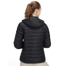 CAMEL CROWN Women's Packable Down Jacket, Ultra-Light Warm Waterproof Coat - Black - View 4