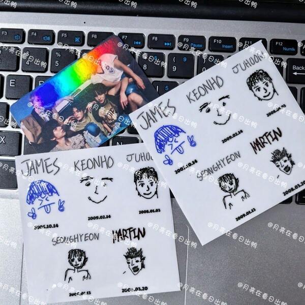 بطاقات مجموعة صور الوجه لوموغرافي، عملية ومناسبة كهدية للأصدقاء