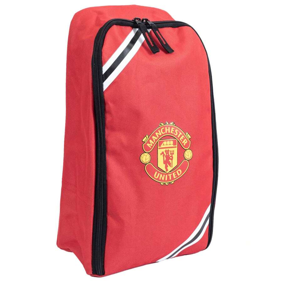 Manchester United FC Core Stripe Boot Bag (Red) - 100% Mixed - (TA12090) - Red - View 1