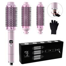 Holiday Gift Edition 3-In-1 Hair Dryer & Curling Iron | Digital Temperature Display – Multi-Temperature Control – Professional Versatile Styling Tool For Home & Travel