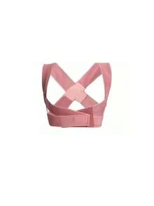 1pc/2pcs Updated Posture Corrector For Men & Women, Size Runs Small, Consider Ordering One Size Up For Loose Fit, Adjustable Upper Back Support For Clavicle And Neck/Shoulder Upright Comfort (Pink) Posture Corrector For Men & Women, Body Health Fixation Upper Back Support Clavicle Back And Shoulder Under Clothes, Black