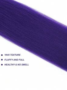 Estensioni per capelli all'ingrosso, trecce in fibra sintetica pre-stirata con effetto ombre yaki