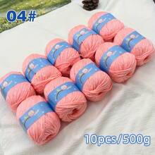 1 Roll Color Dot Knitted Ball Hand Knitted For Crocheting And Knitting Sweater Hat Scarf Milk, Diy Knitting Sweater Scarf Coat Hat, Scarf, Shawl, Coat, Or Bag Decoration, Spotted Yarn Fleck Crochet Fiber Yarn Soft Baby Yarn For Crocheting