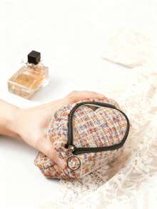 零钱包ins日系方形少女少女大容量学院风小众收纳包清新手提包 - 彩色 - 查看 6