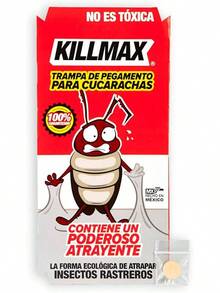 Trampa de pegamento Killmax para cucarachas e insectos rastreros, no tóxica, tabletas atractivas, efectiva, fácil de usar. - 5 piezas - Ver 8