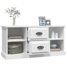 vidaXL TV-Schrank Weiß 99,5x35,5x48 Cm Holzwerkstoff - Bianco - Visualizzare 5