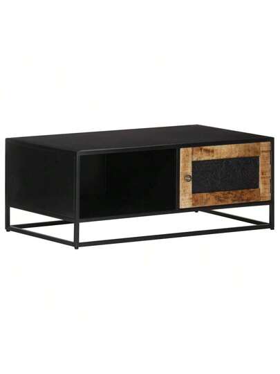 VidaXL Coffee Tafel 90x50x35 Cm Rough Mango Wood view 10