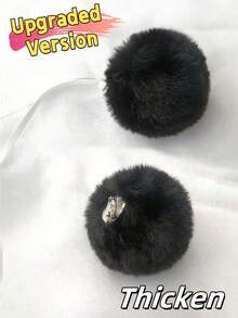 Sensual Bunny Tail, Cute Cosplay Costume Accessories, Gothic Lolita Bunny Tail Plush Ball Decoration, Holiday Party Costume Props, Easter Outfits, Valentine's Day Atmosphere Props, Halloween Accessories, Perfect Holiday Gift